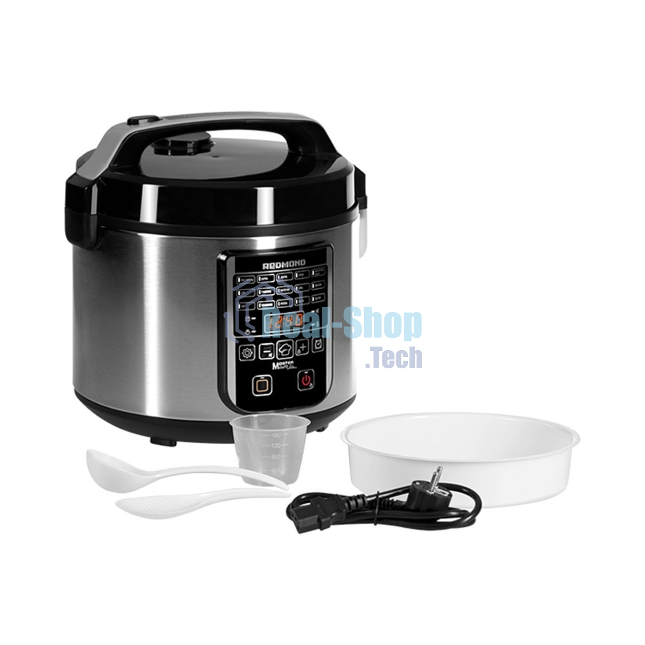 Мультиварка Redmond RMC-M36 сталь/черный