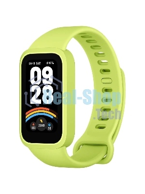 Фитнес-трекер Xiaomi Smart Band 9 Active TFT корп.:зеленый рем.:зеленый (BHR08L1GL)