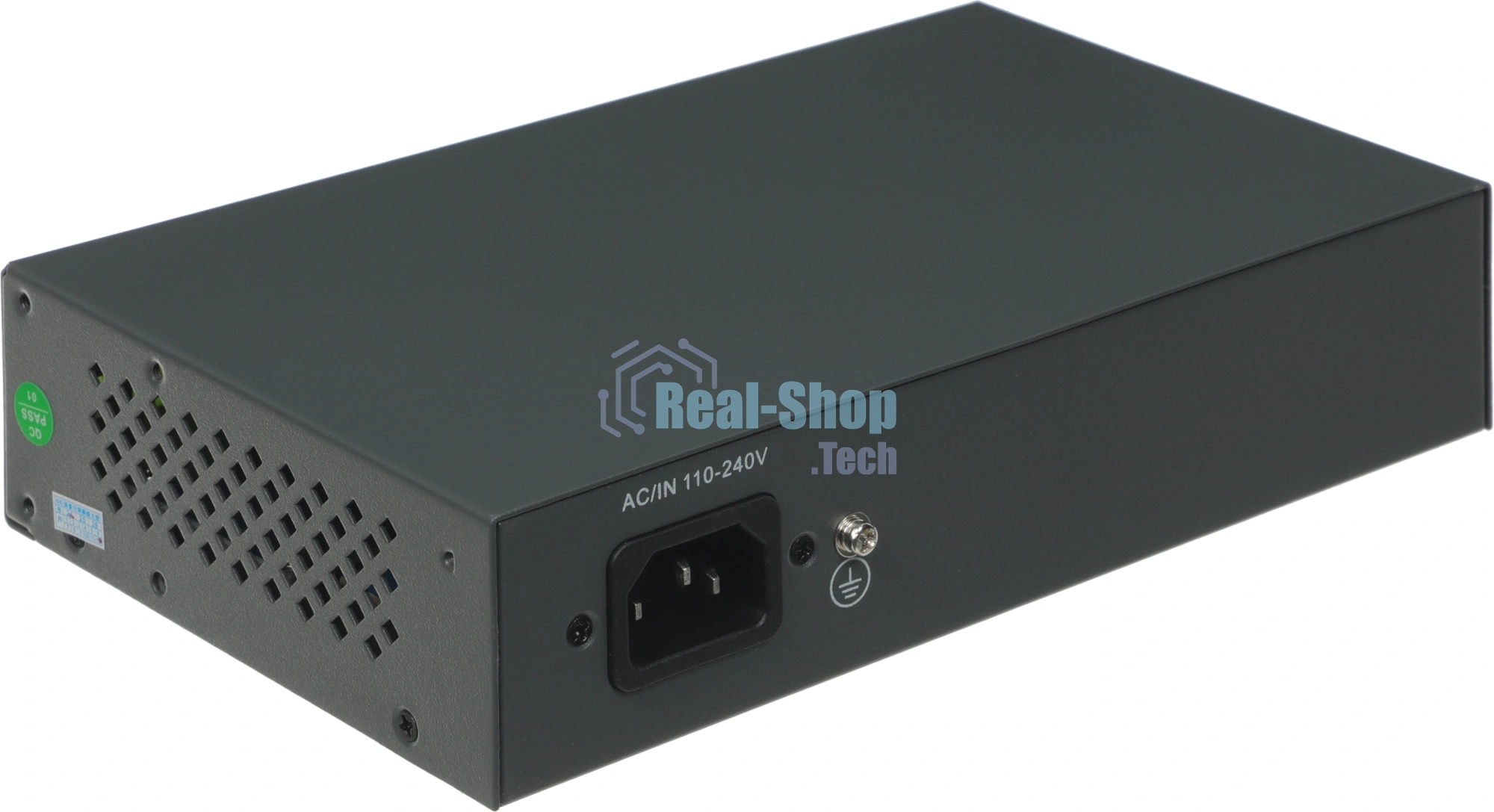 Коммутатор Digma DSP204F-2F-T80, 6×100 Мбит/с, неуправляемый