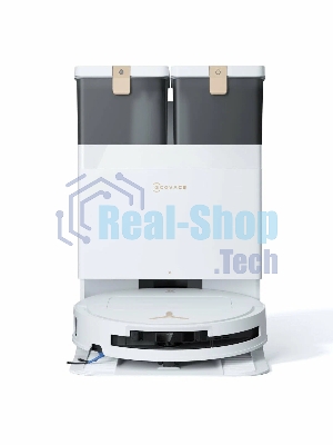 Робот-пылесос Ecovacs Deebot T50S PRO OMNI белый, 6400 мА·ч Li-Ion, уборка влажная/сухая, пылесборник контейнер 0,26 л
