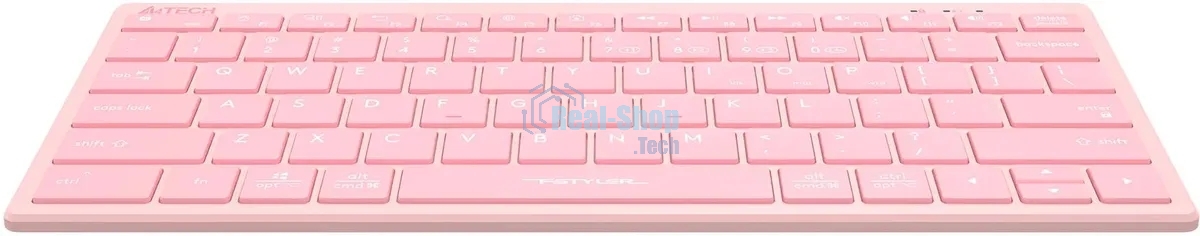 Клавиатура A4Tech FBX51C беспроводная, Bluetooth, радиоканал розовый