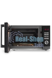 Микроволновая печь Hyundai HYM-D3012 черный 25л 800Вт кнопки, поворотный механизм