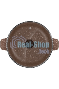 Кастрюля Maunfeld CARMEL MF24CRM01CR, 24 см, 4 л из литого алюминия со стеклянной крышкой