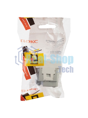Розетка с крышкой модульная DKC 4400012 2P+E, с з/ш, 