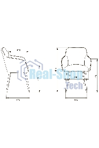 Кресло офисное Бюрократ CH-380F янтарный Italia 9, на ножках, металл черный