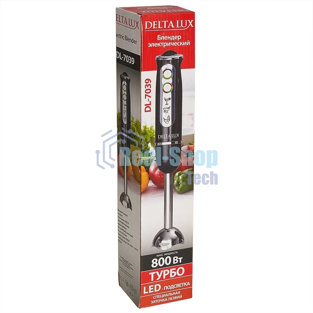 Блендер Delta LUX DL-7039 черный