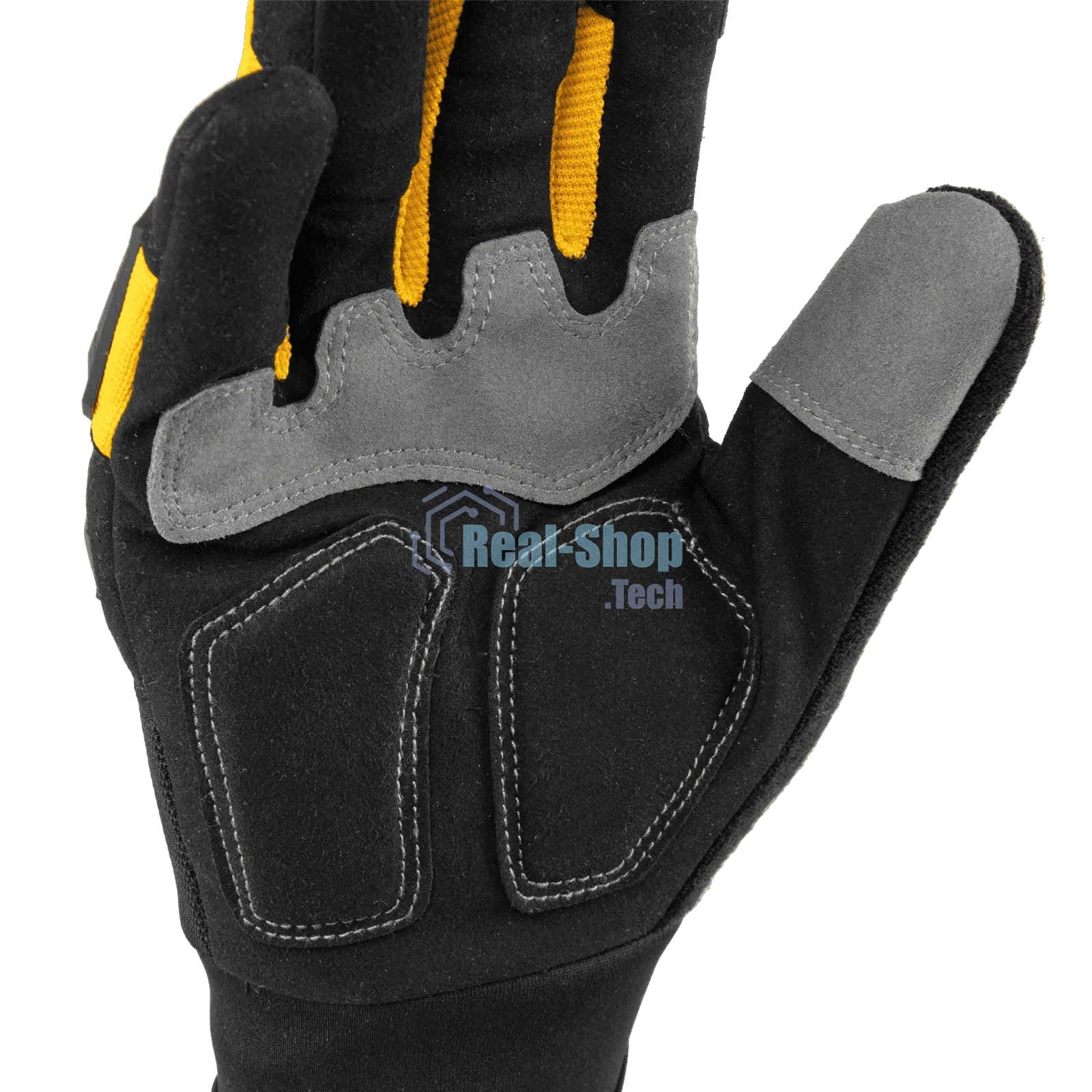 Перчатки универсальные Denzel 68002 усиленные, с защитными накладками, размер 9