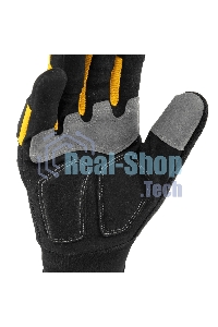 Перчатки универсальные Denzel 68002 усиленные, с защитными накладками, размер 9