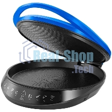 Пиццамейкер Kitfort КТ-3680 1800Вт синий/черный