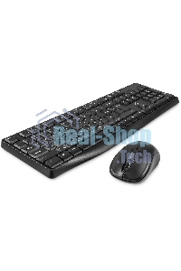 Комплект клавиатура + мышь Оклик S260W клав:черный мышь:черный USB беспроводная Multimedia (2066170)