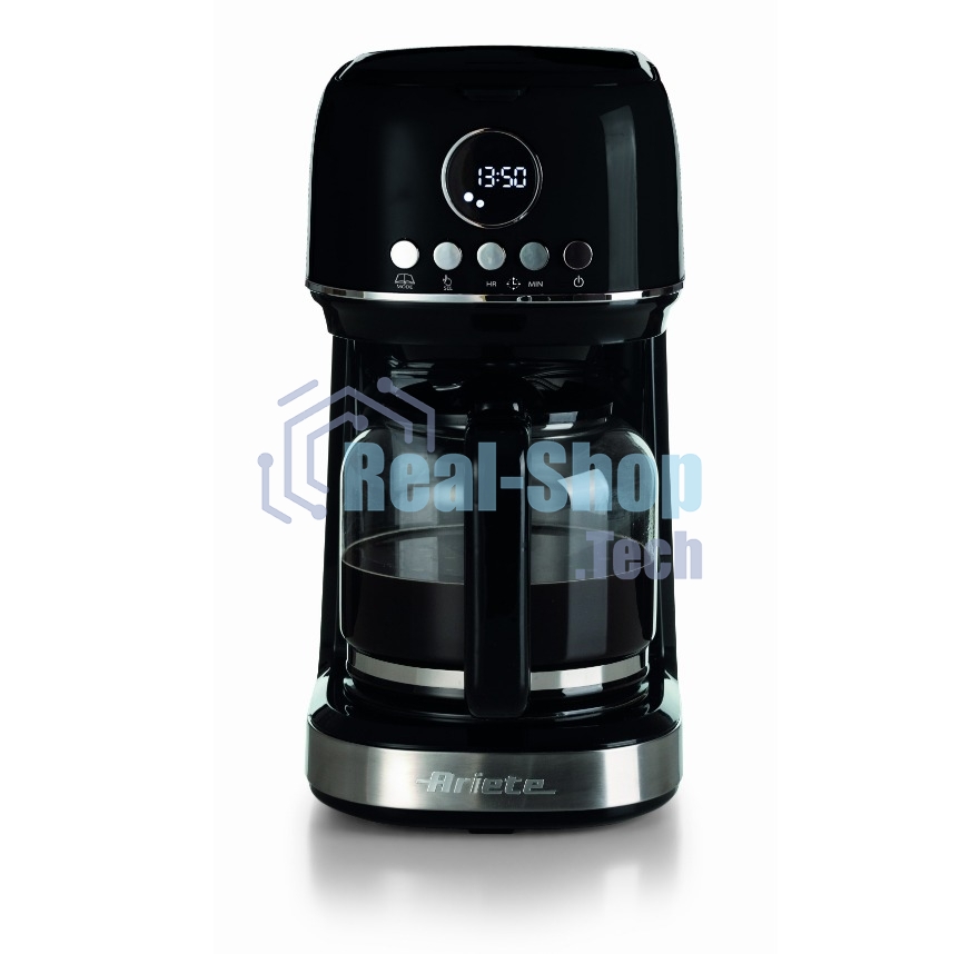 Кофеварка капельная Ariete 00M139602AR0 черный, молотый, 1,5 л., 900 Вт