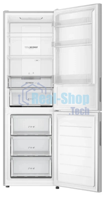 Холодильник Haier CEF536CSG серебристый двухкамерный 240/105 л морозилка снизу, No Frost
