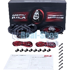 Колонки автомобильные Kicx SP 133 100Вт 89дБ 4Ом 13см (5дюйм) (ком.:2кол.) коаксиальные трехполосные