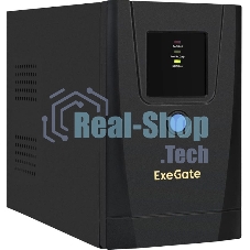 Источник бесперебойного питания ExeGate SpecialPro UNB-900.LED.AVR.1SH.2C13 / 900 ВА / 500 Вт / 2 x IEC 320 C13, 1 x CEE 7 (евророзетка)