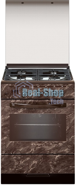 Плита комбинированная Gefest ПГЭ 6302-03 0054 коричневый, конфорок 4 газовых, духовка 55 л, 60 см x 85 см x 60 см
