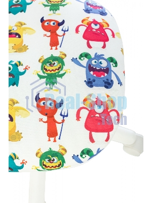 Кресло Бюрократ CH-W299 белый, сетка, 120 кг