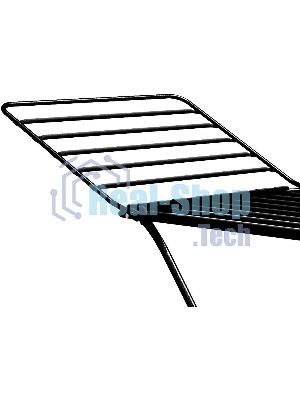 Сушилка для белья НИКА СБТ18/Ч напольная, 18 м, черный, рабочее полотно из труб D-10 мм