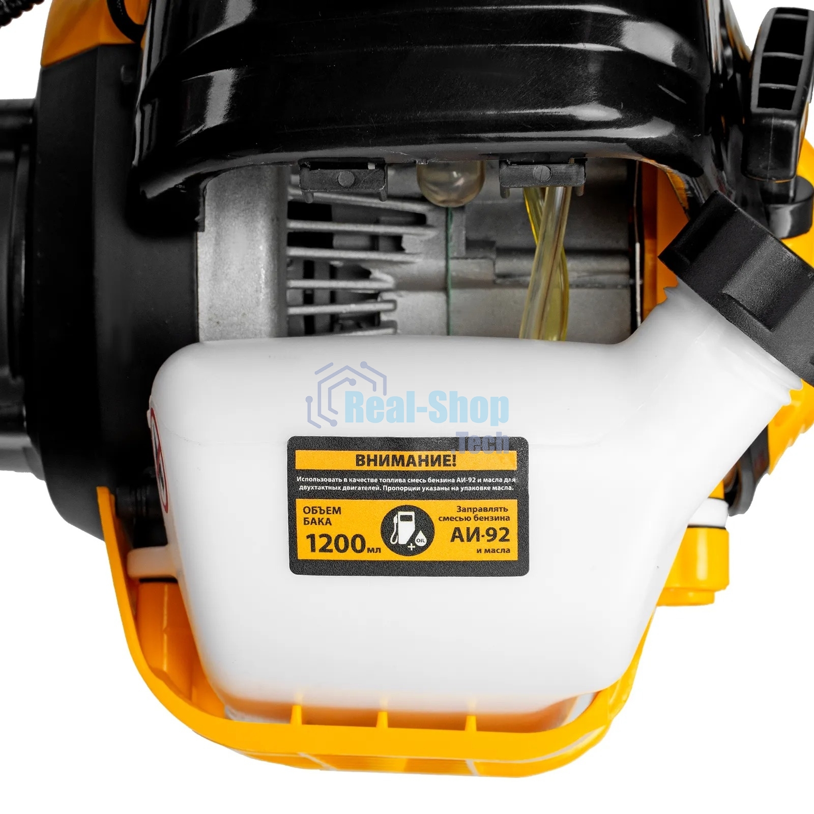 Триммер бензиновый Denzel DTL-52S, 52 см3, разъемная штанга, состоит из 2 частей