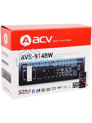 Автомагнитола ACV AVS-914BW 1DIN 4x50Вт
