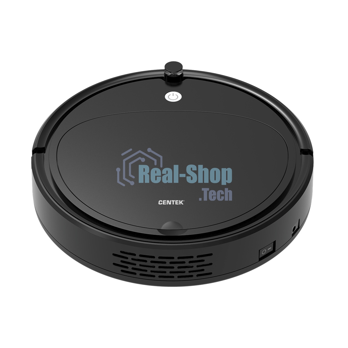 Робот-пылесос Centek CT-2701 черный, 25 Вт, 2000 мAч Li-Ion, уборка сухая/влажная, пылесборник контейнер 0.22 л