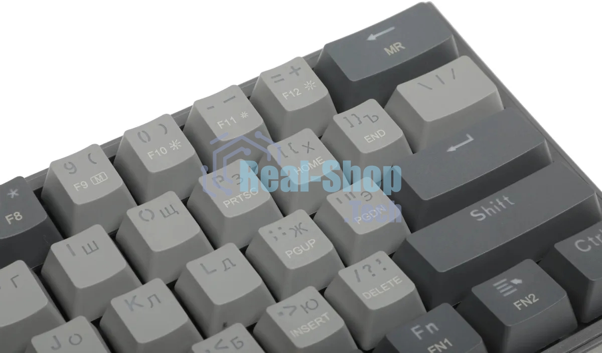 Клавиатура Redragon Fizz проводная, USB Type-A, серый