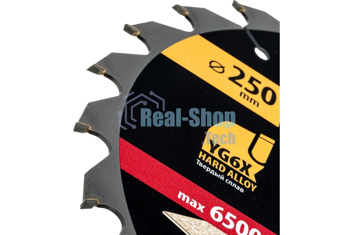 Пильный диск по дереву Denzel ф250 х 30 мм, 24 зубьев 733567