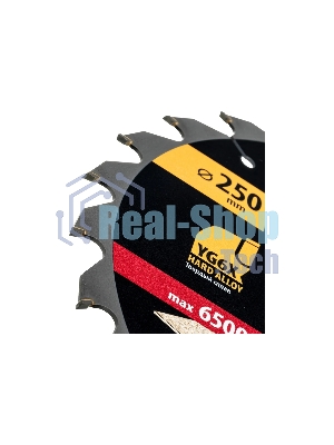 Пильный диск по дереву Denzel ф250 х 30 мм, 24 зубьев