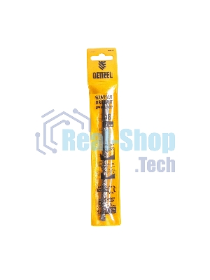 Бур по бетону Denzel двойная спираль, Cobalt W-tip, 8x160 мм, SDS PLUS