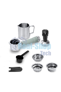 Кофеварка рожковая Delonghi EC890.GR зеленый, молотый, 1,1 л, 1450 Вт, 15 бар