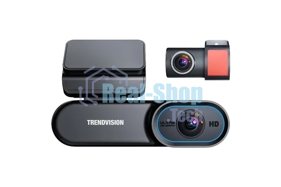 Видеорегистратор TrendVision Online Sky 4G Dual, 2560x1440, с камерой заднего вида, GPS, G-сенсор