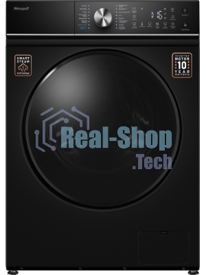 Стиральная машина Weissgauff WM 47147 DC Inverter Steam Black черный, загрузка фронтальная 7 кг, 1200 об/мин, класс A+++