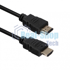 Кабель ACD-DHHM2-10M HDMI 2.0, Golden Plated,19m/19m, черный, 10м (742279)