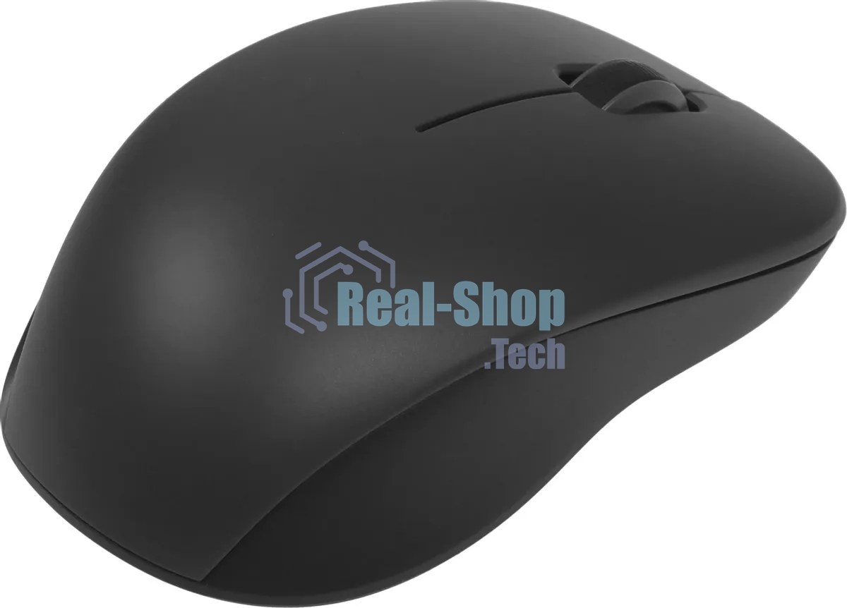 Мышь беспроводная Xiaomi Wireless Mouse Comfort Edition черный, 1200 dpi, радиоканал, USB, кнопки - 3