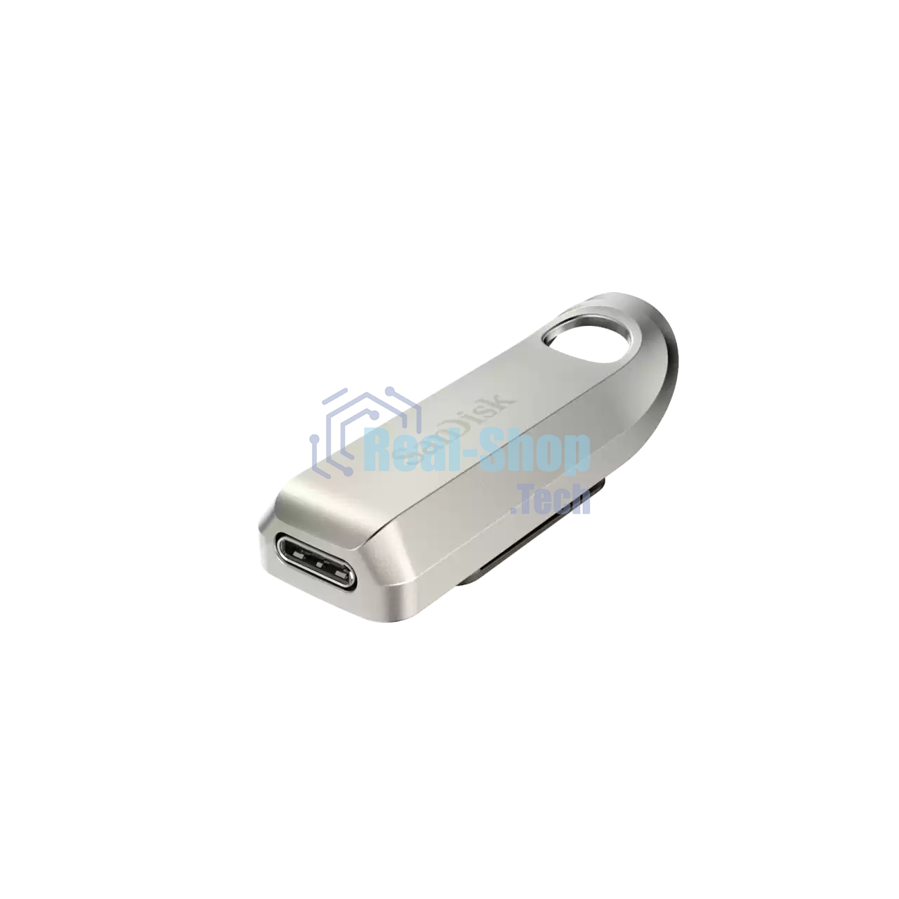 Флешка USB SanDisk Ultra Luxe (SDCZ75-032G-G46), 32Gb, USB Type-C, R/W 150/70, серебристый