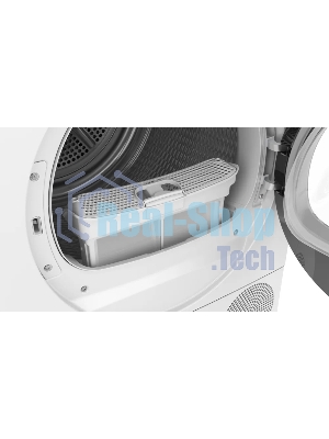 Сушильная машина Bosch Serie 6 WQK25200ME, с тепловым насосом, макс.загрузка - 10 кг, Класс энергоэфф-ти: A++, LED-дисплей с текстовой информацией. 15 автопрограмм сушки,Easy Clean with A++,габариты: 842x598x613 mm, белый