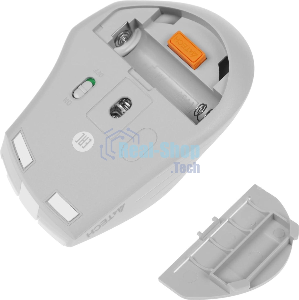 Мышь беспроводная A4Tech Fstyler FG30S белый/серый, 2000 dpi, радиоканал, USB, кнопки - 6