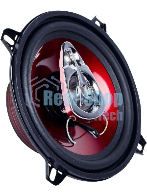 Колонки автомобильные Kicx SP 133 100Вт 89дБ 4Ом 13см (5дюйм) (ком.:2кол.) коаксиальные трехполосные