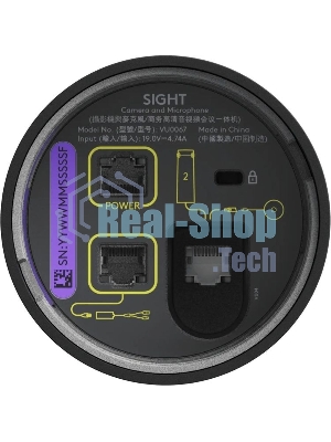 Веб-камера Logitech Sight 3840x2160, 60 кадр/с, USB Type-C, микрофон (7 шт, шумоподавление), автокадрирование, крепление на штатив, графитовый
