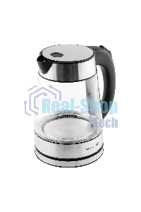 Чайник электрический Galaxy Line GL 0561, стекло, 2200 Вт, 1,7 л, многоцветная LED-подсветка, съемный фильтр, корпус из термостойкого стекла