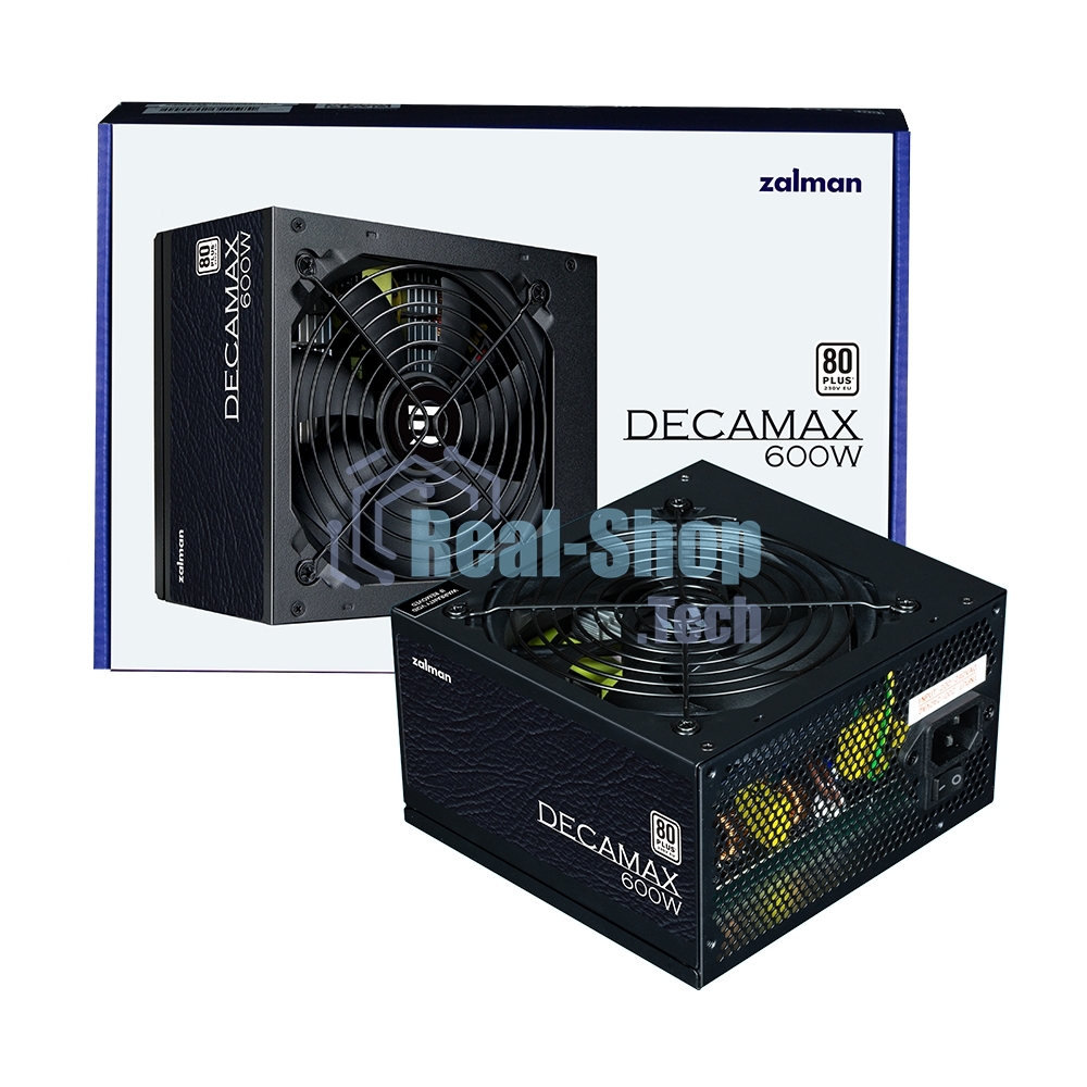 Блок питания Zalman ZM600-LX3, 600Вт, 80 PLUS, 120мм, черный