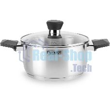 Кастрюля с/кр 20 см (2,8 л) серые ручки Rondell 714-RDS Strike