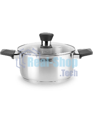 Кастрюля с/кр 20 см (2,8 л) серые ручки Rondell 714-RDS Strike