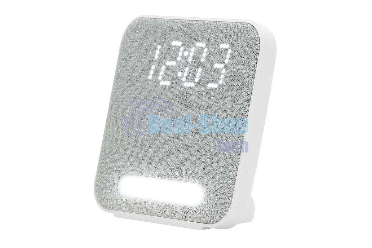 Радиобудильник Harper HCLK-2060 белый/серый - белый led