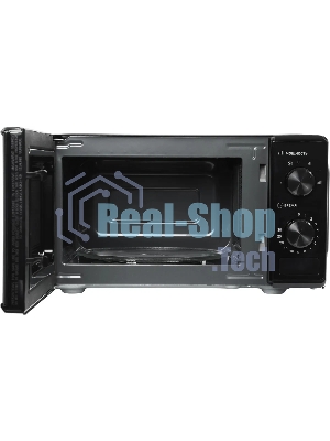 Микроволновая печь Hyundai HYM-M2045 черный, 20 л, 700 Вт, переключатели - поворотный механизм