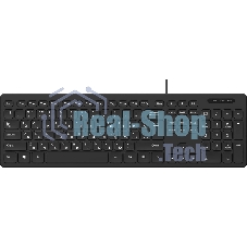Клавиатура проводная Oklick K733, USB, черный