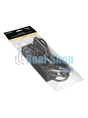 Удлинитель ExeGate EC-3-3B EX279351RUS черный, 3 м, евровилка, 3 розетки, 2200 Вт