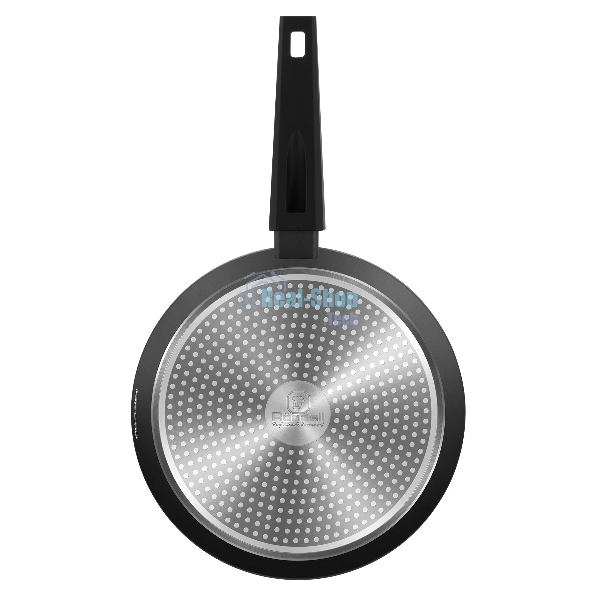 Сковорода Rondell Blitz RDA-1913 круглая 26 см, покрытие: Xylan Plus ручка несъемная (без крышки) черный