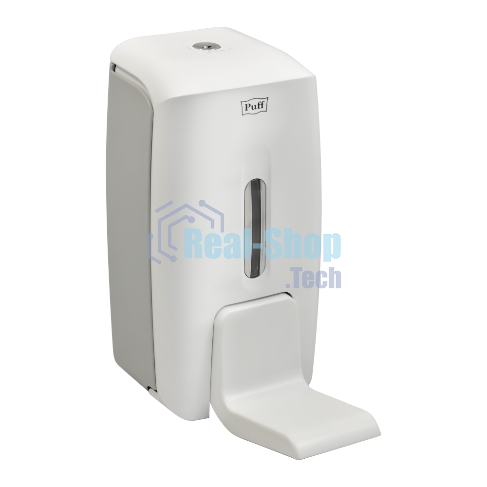 Локтевой дозатор универсальный для жидкого мыла и дез. растворов, 800 мл, Puff 8189, пластиковый