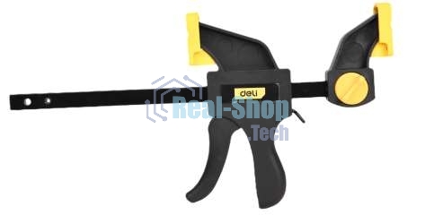 Струбцина пистолетная быстрозажимная Deli DL110118 450x70 мм