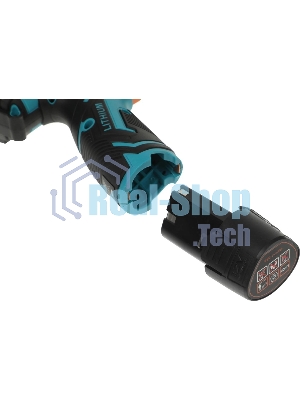 Дрель-шуруповерт Bort BAB-12x2Li-F, 12 В, 1,5 Ач, 36 Нм, щеточный